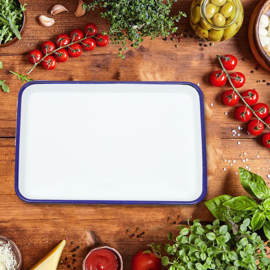 Эмалированная форма для запекания, кухонная форма для пирога, противень для запекания, форма для выпечки, противень для духовки, эмалированная форма для выпечки, эмалированный противень для выпечки