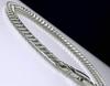 Pure Titanium Curb Chain Bracelet 5mm (17cm, Width) (Unisex) (TIT-3-B-17)