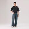 Levis Свободная американская повседневная футболка с коротким рукавом Унисекс топы 006PS-0002
