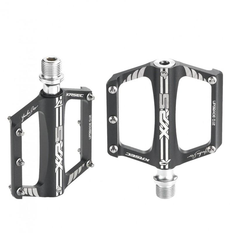 XR5 Aluminum Alloy Bicycle Pedals Mountain Road Folding Bikes Ball Bearing Platform Pedal Universal Fit