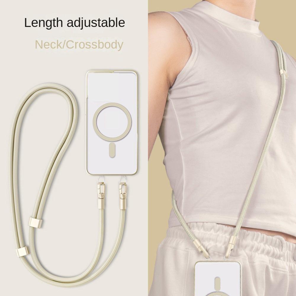 Adjustment Mobile Phone Lanyard Double Buckle Phone Neck Straps Lanyard Patch
