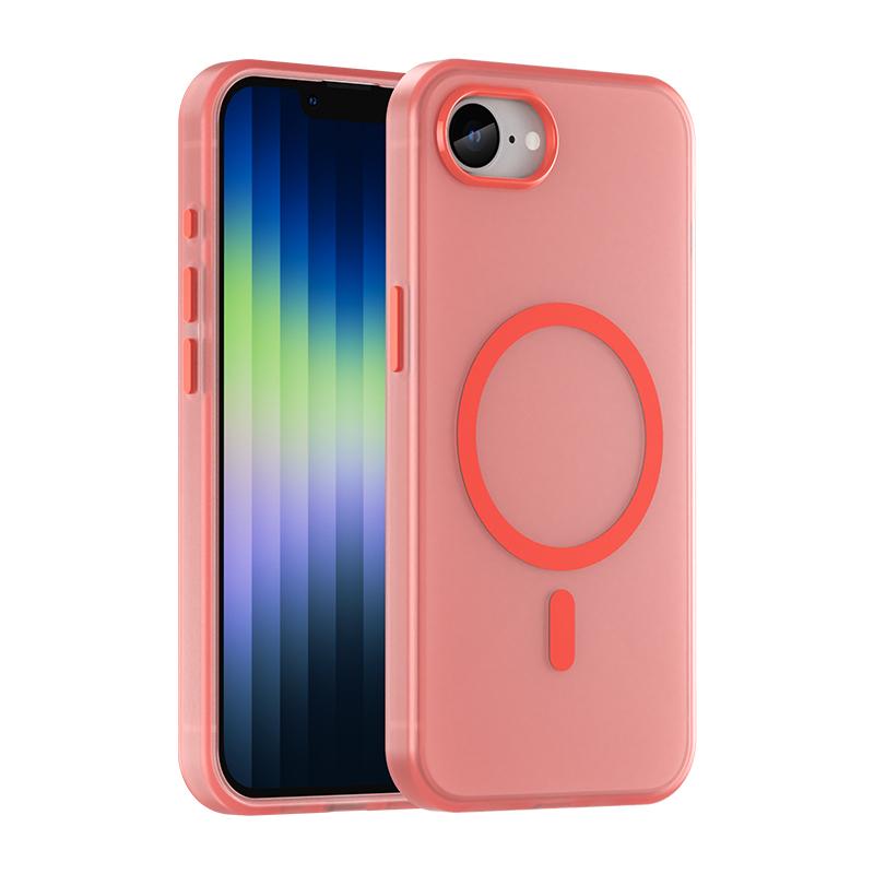 Роскошный полупрозрачный чехол Magsafe Matte для iPhone 16 15 14 13 13 12 Pro Max 11 16E Мягкий силиконовый магнитный противоударный чехол
