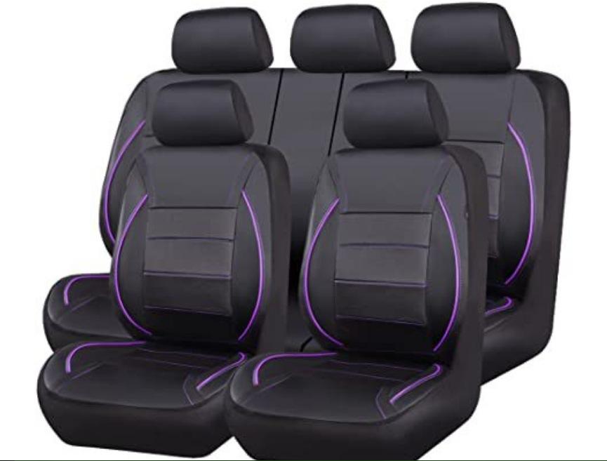 Универсальный 5-местный чехол на сиденье автомобиля из искусственной кожи с полной защитой для внедорожника, сиденье дальнобойщика, мягкая легкая защитная накладка на сиденье автомобиля