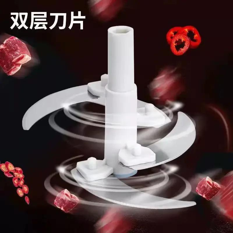 Многофункциональный кухонный комбайн - ручная мясорубка, измельчитель овощей, чеснока и перца чили, слайсер, роторный измельчитель, кухонный инструмент для фруктов