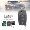 433MHh 3 Buttons Car Remote Key with ID48 Chip /4D0837231N Fit for A2 / A3 / A4 / A6 / A8 / TT 2002-2004