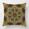 Bohemian patterns throw pillow cover with short plush print for living room sofa decoration cushion cover pillow covers