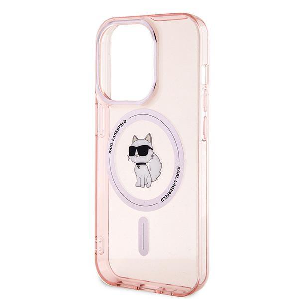 Karl Lagerfeld Klhmp14Xhfccnop Iphone 14 Pro Max 6.7 Różowy/Pink Hardcase Iml Choupette Magsafe
