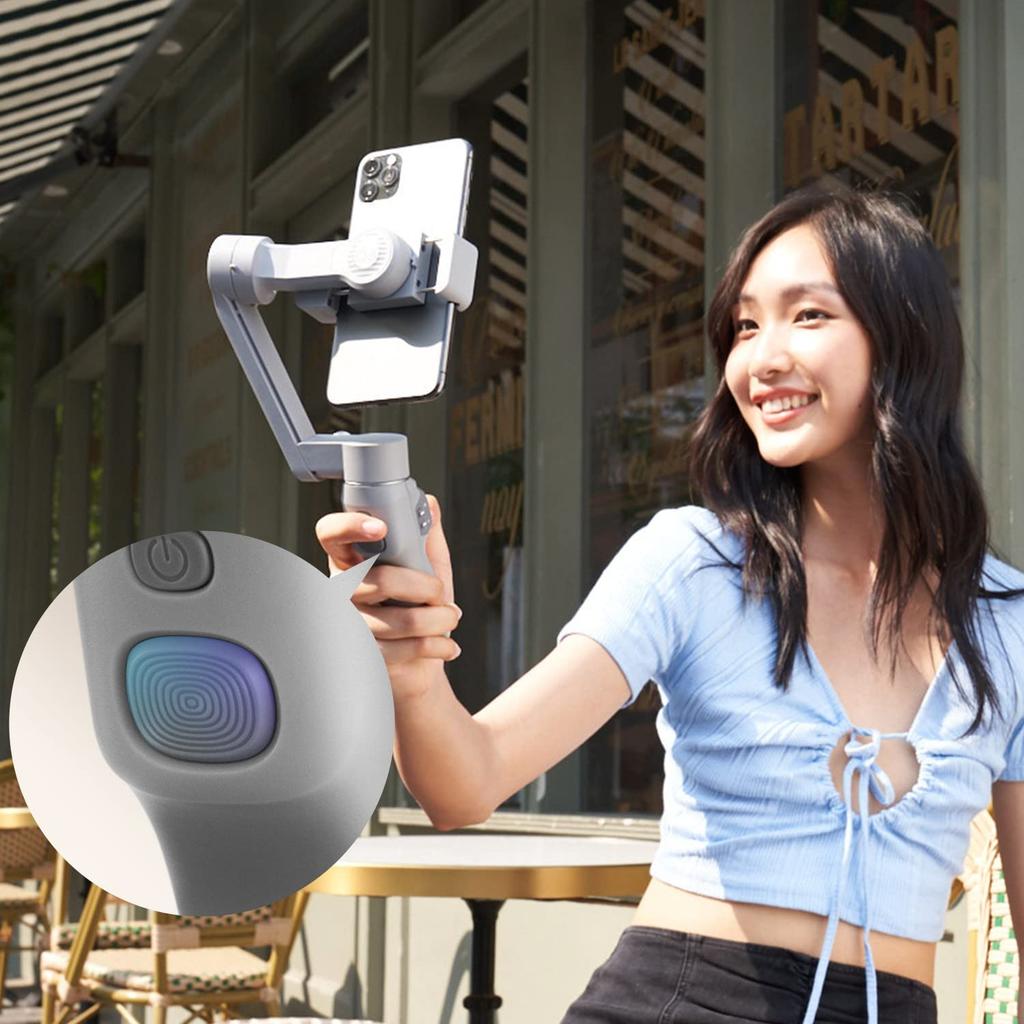 Японский Zhi Yun ZHIYUN SMOOTH Q3 Смартфон LED Легкий Серый [Официальная Гарантия] Стабилизатор, 3-осевой стабилизатор, Встроенный свет, Система складывания