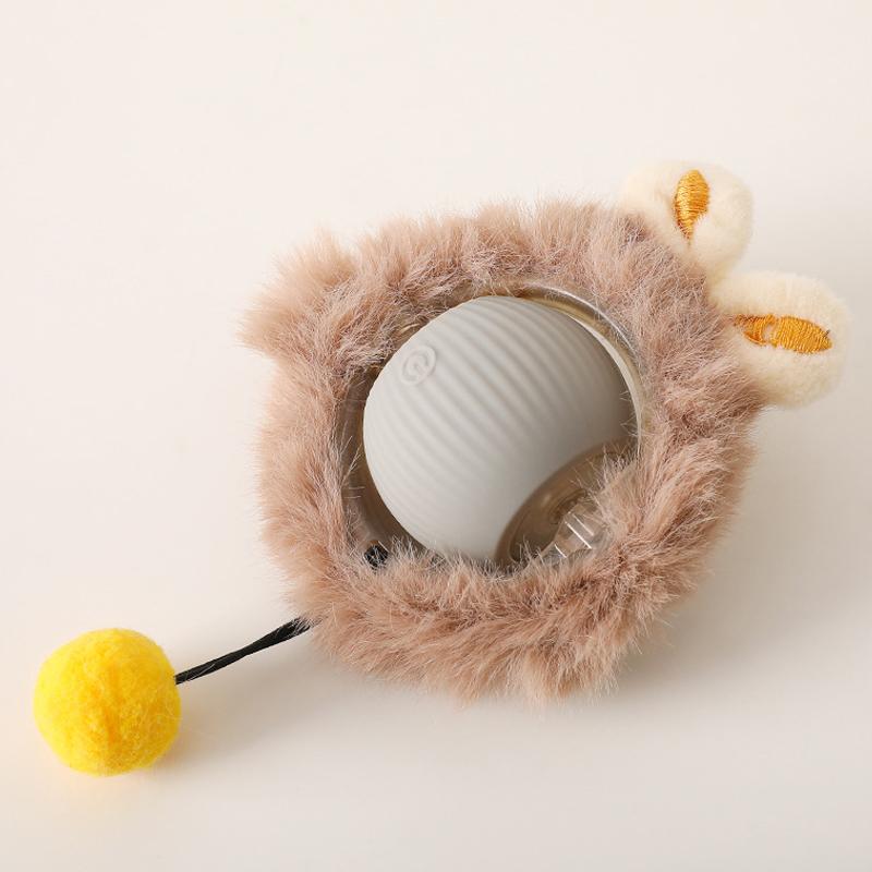 Интерактивные игрушки для кошек, автоматический электрический мяч, катящийся мяч, игрушки для кошек, умные автоматические игрушки-тизеры, умная электрическая игрушка с регулируемым режимом для кошек