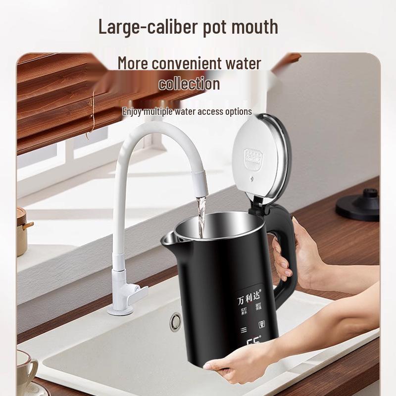 3 л Большой Электрический Чайник: Автоизоляция, Идеально для общежитий, Прочный для домашнего использования.