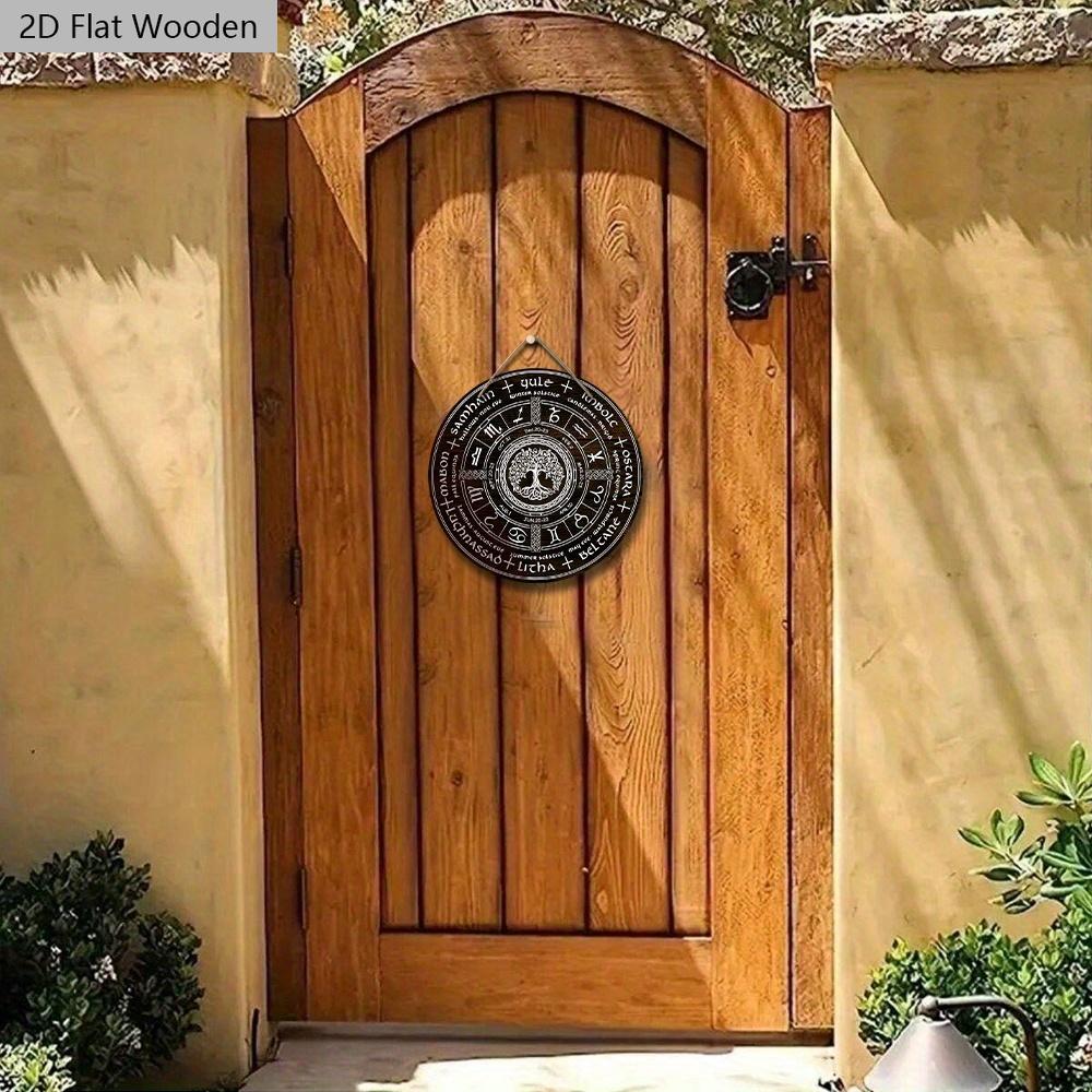 Дерево Жизни Колесо Года Деревянная Табличка, Шабаши Языческая Ведьма Знак, Викканские Праздники Викка Календарь Йоль Алтарь Небесный Знак, Хэллоуин, Рождественский Декор