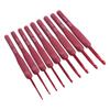 Cushioned Handles Red Soft Rubber Grip Premium Aluminum Knitting Needles Crochet Hooks  Mom's Gift