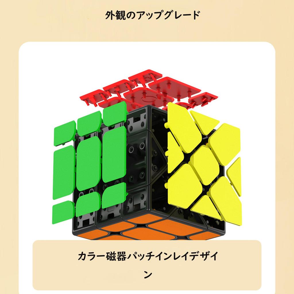 Magic Cube 3x3x3 Стильный куб без наклеек для начинающих Magic Cube Новый сенсорный образовательный куб 3D-головоломка Плавное вращение для детей и пожилых людей Убить путешествие во времени