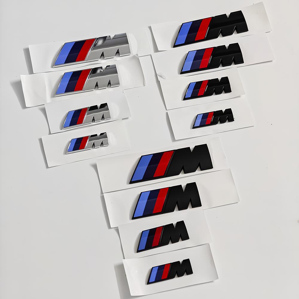 45 мм 55 мм 73 мм 90 мм Для BMW M M3 M5 M6 E90 F30 E46 G20 E36 Автомобильные Наклейки Эмблемы на Крыло Стороны Задний Багажник Логотип M Аксессуары