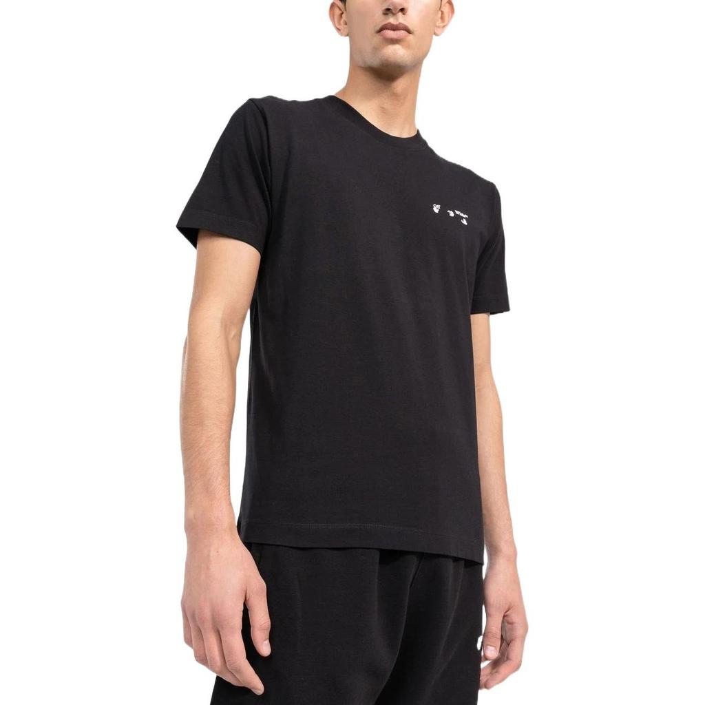 OFF-WHITE Ow Logo Slim Short-Sleeve Tee Men's OMAA027C99JER0131001
