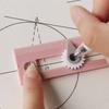 2в1 компас цветной многофункциональный инструмент для рисования кругов DIY инструмент для геометрического рисования линейка компаса для школы, офиса и дома