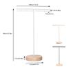 Elegant Iron Necklace Display Holder Effective Iron Necklace Holder with Wood Base Sturdy Jewelry Display Stand Rack