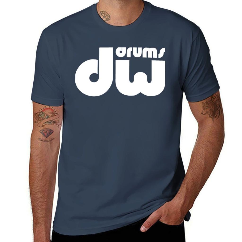 DW Drums TShirt Vintage Style Printed Top