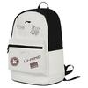 Li-Ning Large Capacity Sports Leisure Outdoor Polyester Backpack Unisex Backpack Beige Black YBSU167-20