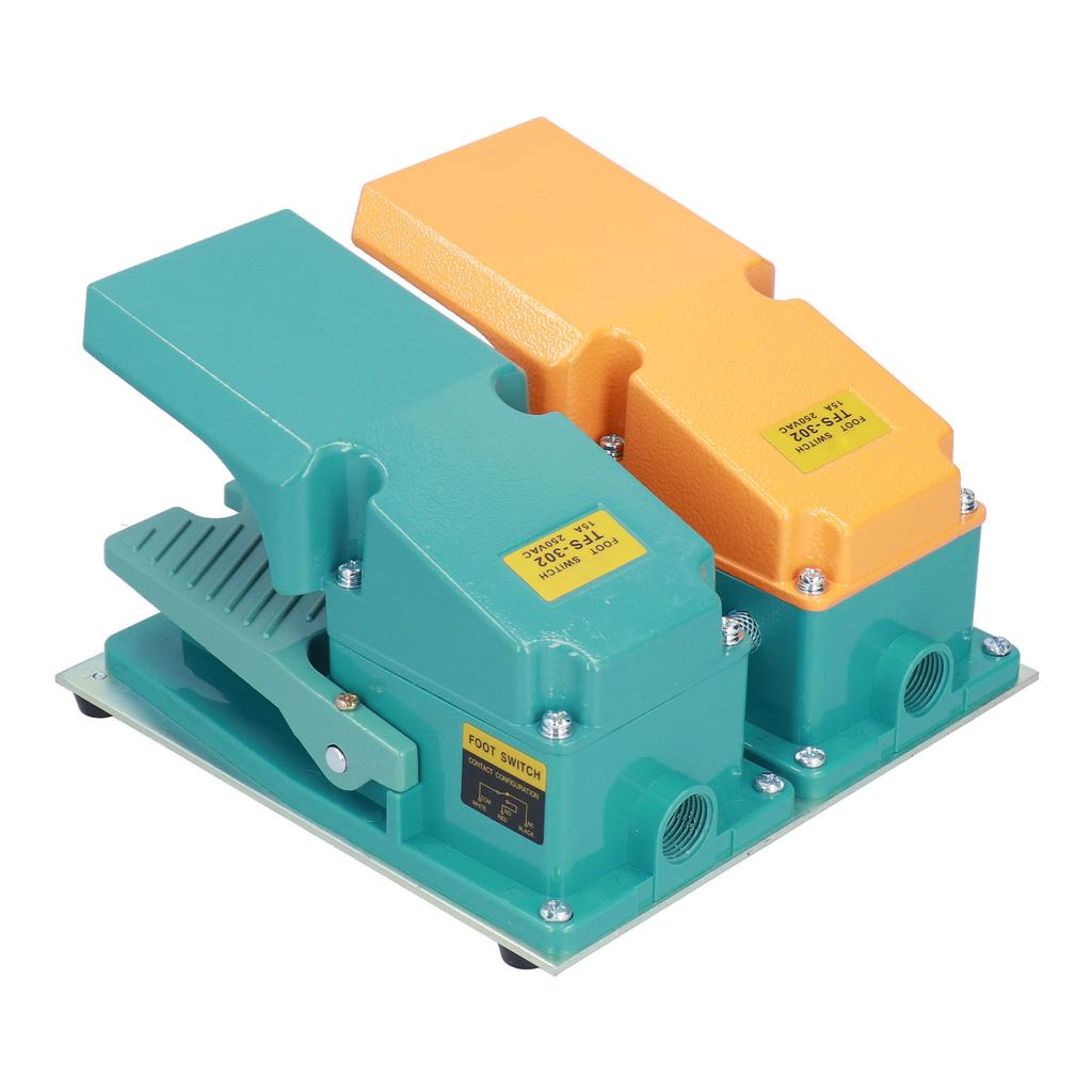 BERM Двойная педаль ножного переключателя противоскользящие чувствительные педали управления с чехлом 250 В переменного тока