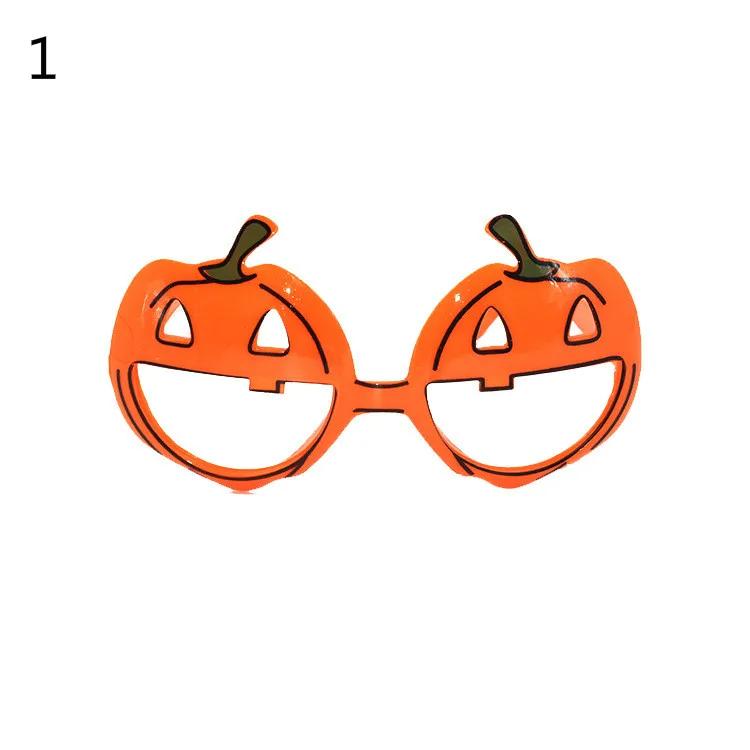 1 шт. Хэллоуинские очки, креативная новинка, забавные очки, тыква, череп, паутина, страшные глазные яблоки, страшные