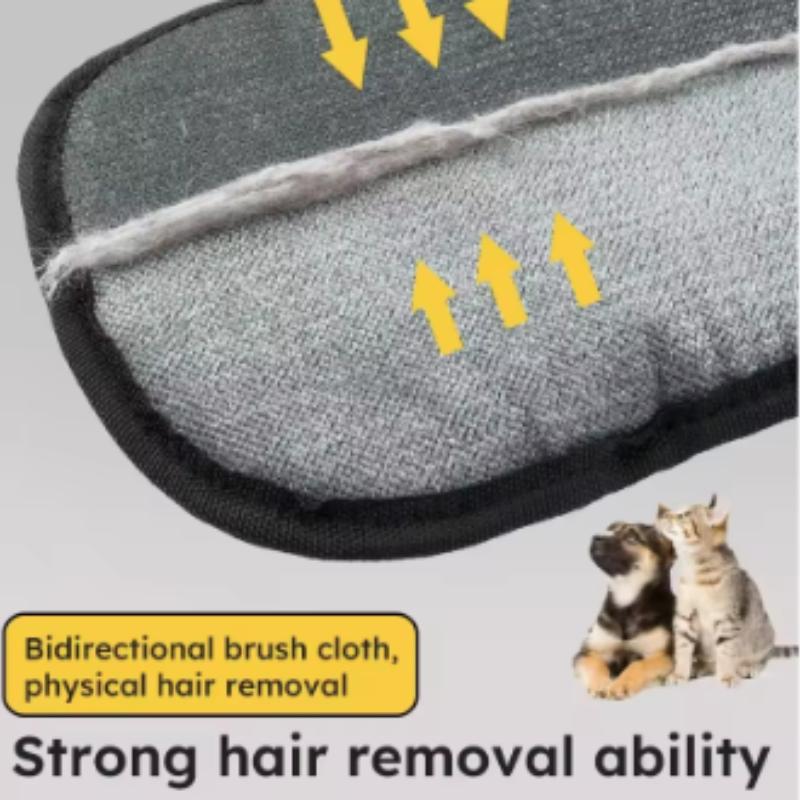 Double-Sided Pet Hair Remover Brush Glove Deshedding Brush for Dog Cat Kitten Fur Cleaning Glove Carpet Safe on Skin
