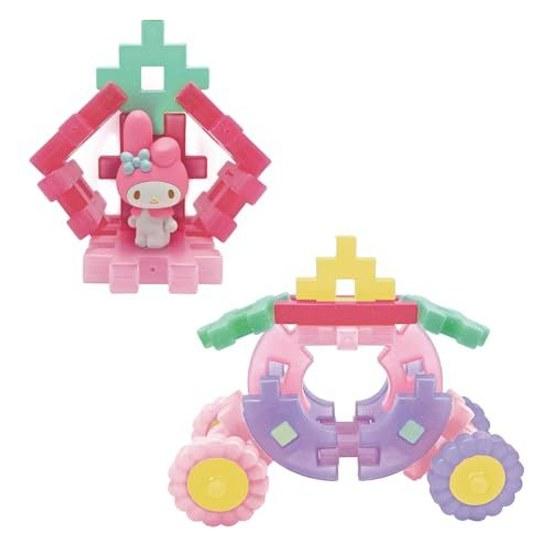 Gakken Блок My Melody Дорожная сумка Для возраста 3+ Блоки 10 видов 38 деталей Фигурка 1 шт. 83091