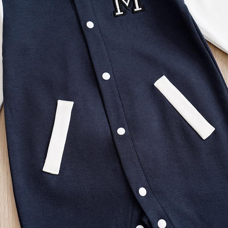 Одежда для бейсбола для новорожденных 0 3 6 9 12 месяцев Бостон Хлопок Длинные рукава Леггинсы Одежда для мальчиков Детский комбинезон Пижама Bebe