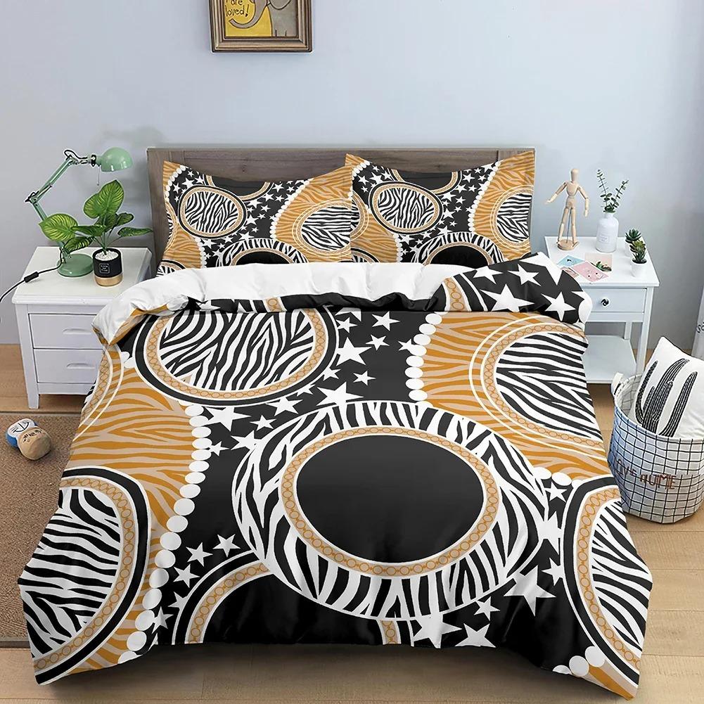 Пододеяльник с принтом в виде цепочки, Комплект постельного белья, Комплект одеяла для взрослой спальни с наволочкой, Индивидуальный, Размер Квин, Кинг, Покрывало