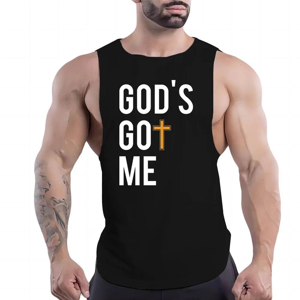 Летняя мужская повседневная спортивная жилетка с круглым вырезом для взрослых, креативная простая модная дышащая футболка без рукавов с 2d принтом алфавита