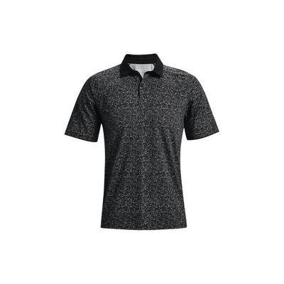 Iso-Chill Printed Golf Polo Мужские топы Черный 1370090-002