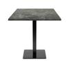 Table 70 X 70 Cm - Milan Model Metallic Stone