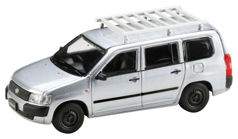 Багажник на крышу Toyota Probox Custom, серебристый металлик, 1/64, версия/с