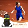Shoulder Strap Tennis Carry Backpack Two Way Zippers Tennis Balls Holder Bag  Racket Sports