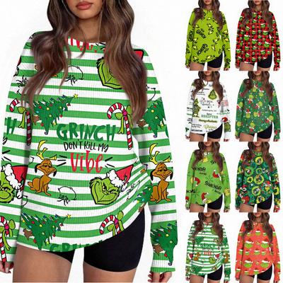 Женские повседневные топы на каждый день Вязаный свитер