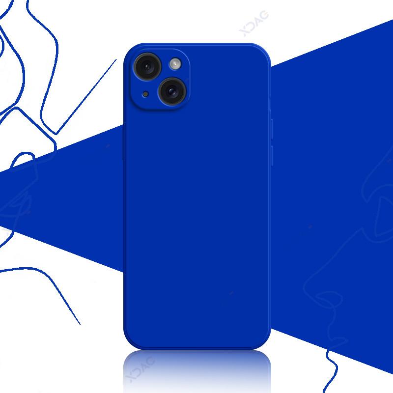 Роскошный мягкий чехол для iPhone 14 15 Pro Max Plus 5G 360 Edge защитный жидкий силиконовый корпус для мобильного телефона