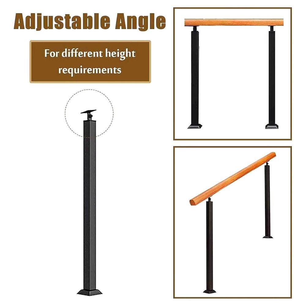 1Pcs Simple Stair Handrail Guardrail Modern Style Balcony Fence Metal Baluster Home Safety Barrier