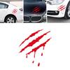 Car Styling Reflective Monster Claw Mark Scratch Bloody Sticker Auto Vinyl Decal
