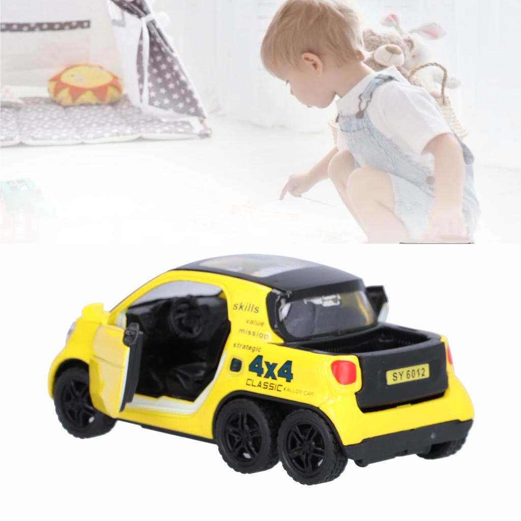 Music Light Car Model Toy 1:32 Scale Pull Back Pickup Truck Model Children Kids Gift