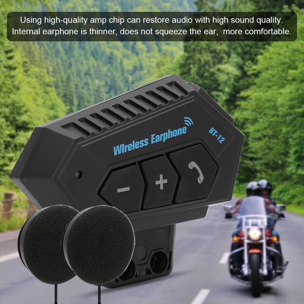 Motorcycle Helmet Headphone Bluetooth 4.1+EDR CSR8635 Noise Reduction Riding Hands Free Headset