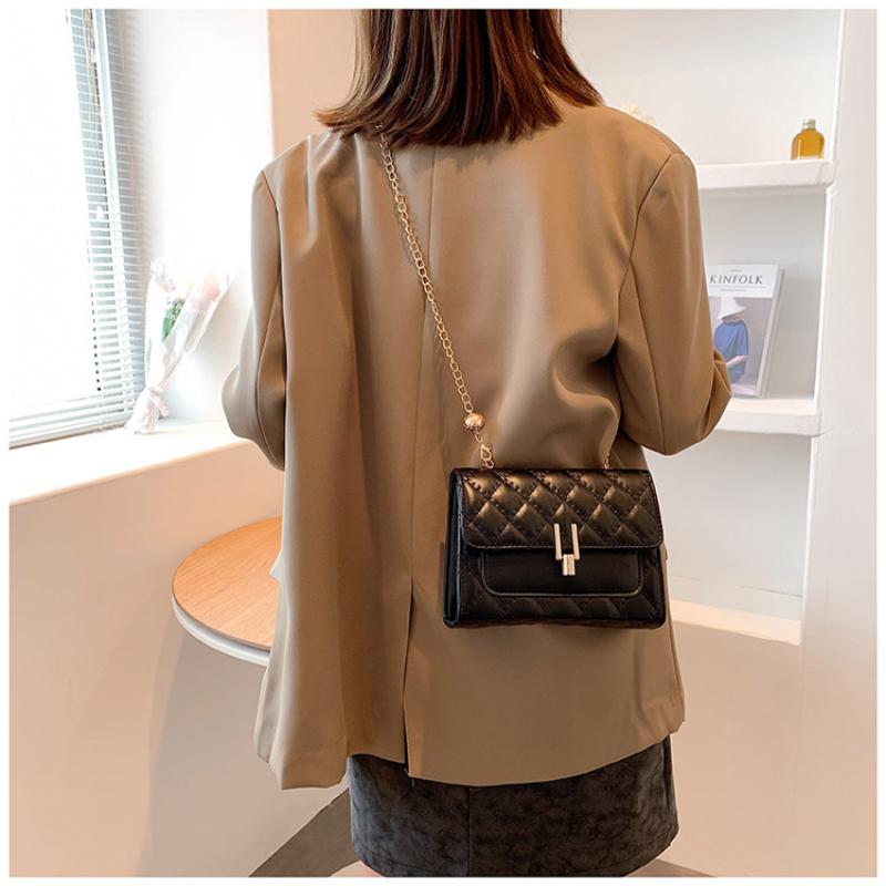 Винтажная сумка-цепочка 2023, модная сумка-мессенджер на одно плечо, простая маленькая квадратная сумка, тренд