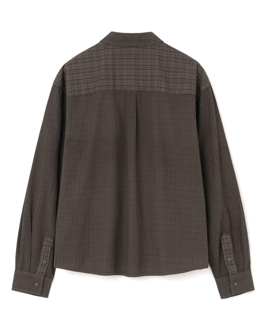 MILLO ARCHIVE Kozel Washed Check Shirt [Washed Brown]