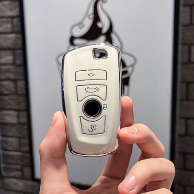 Чехол для автомобильного ключа дистанционного управления из ТПУ для BMW 1 3 5 7 серии X1 X3 X4 X6 F10 F20 F30, защитный держатель для ключа, аксессуары