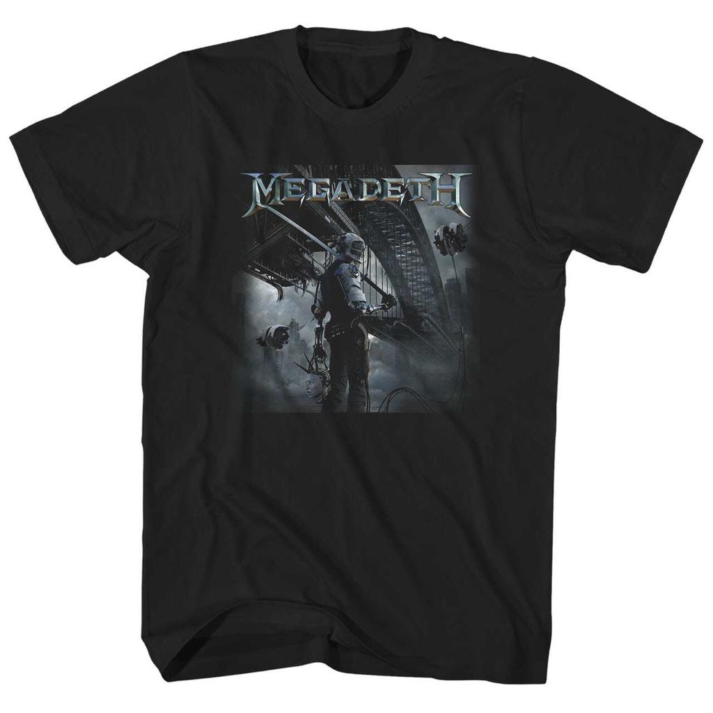 Megadeth Band Heavy Metal Rock Punk Men's Oversized Loose Cotton American T-shirt