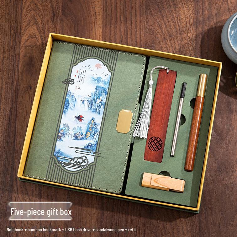 Подарочный набор из креативных деловых блокнотов 2025 года с магнитной застежкой