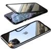 iPhone 11 Pro Case, Double-sided Magnetic Adsorption Case Tempered Glass Cover for iPhone 11 Pro -Black