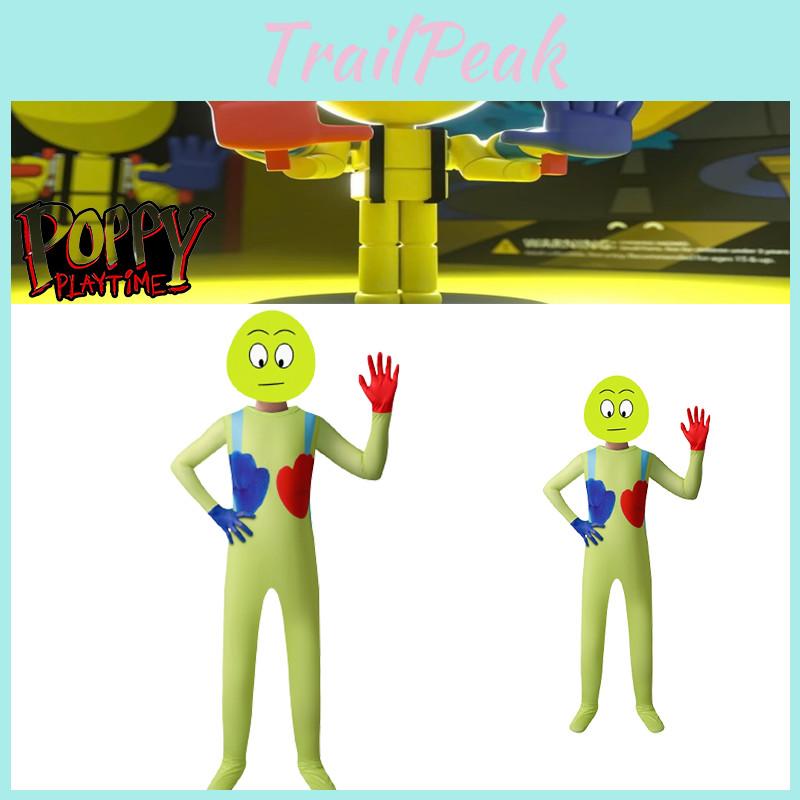 Kids Poppy Playtime The Player Costume Suit With Mask For Halloween And Cosplay