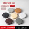 ABS Round Wire Desk Grommet Cover for Desktop Cable Management and Furniture Cabinet Hardware.