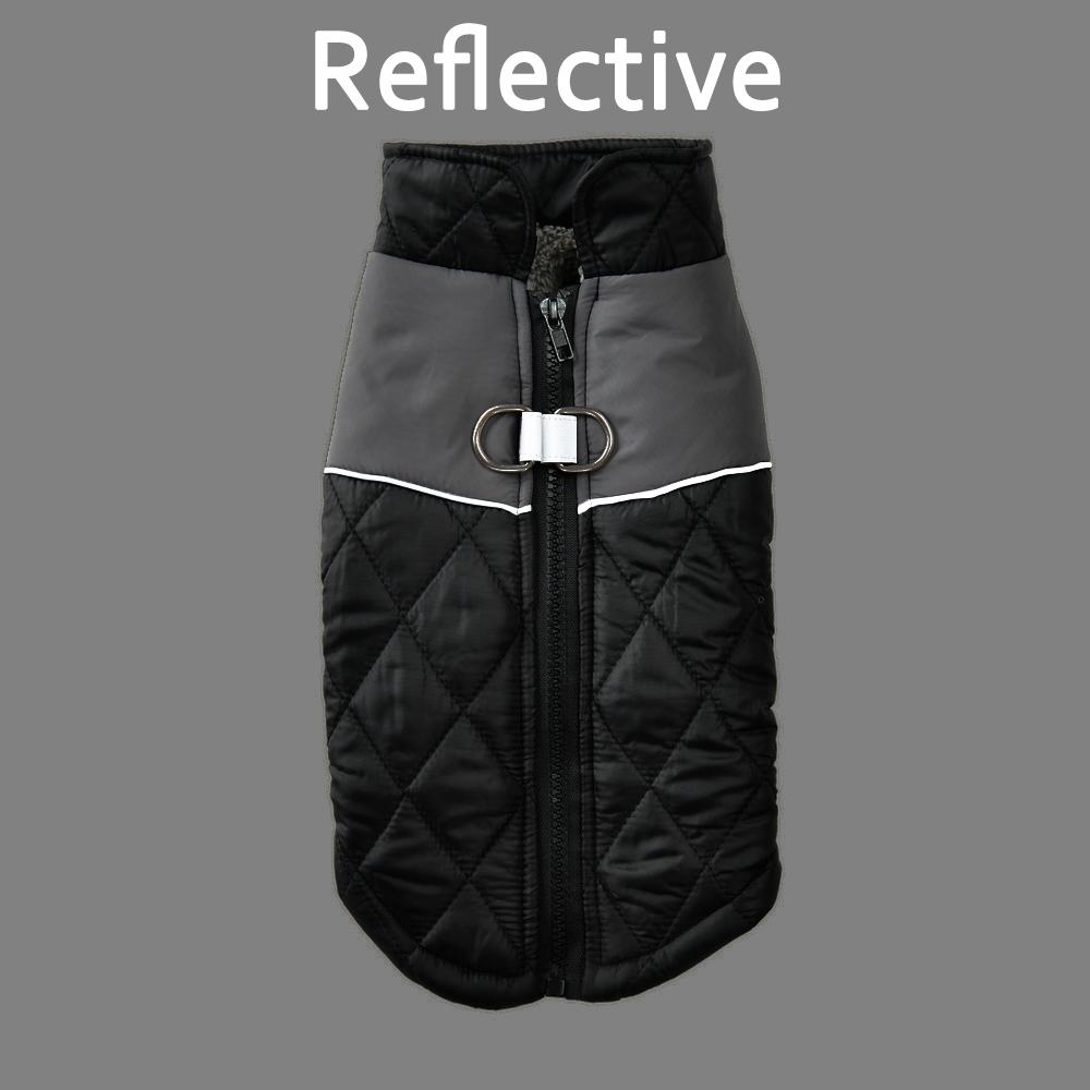 Soft Fleece Dog Clothes Autumn Winter Jacket For Small Dogs Cat Vest Reflective Thick Puppy Coat With Fur Yorkshire Pet Supplies