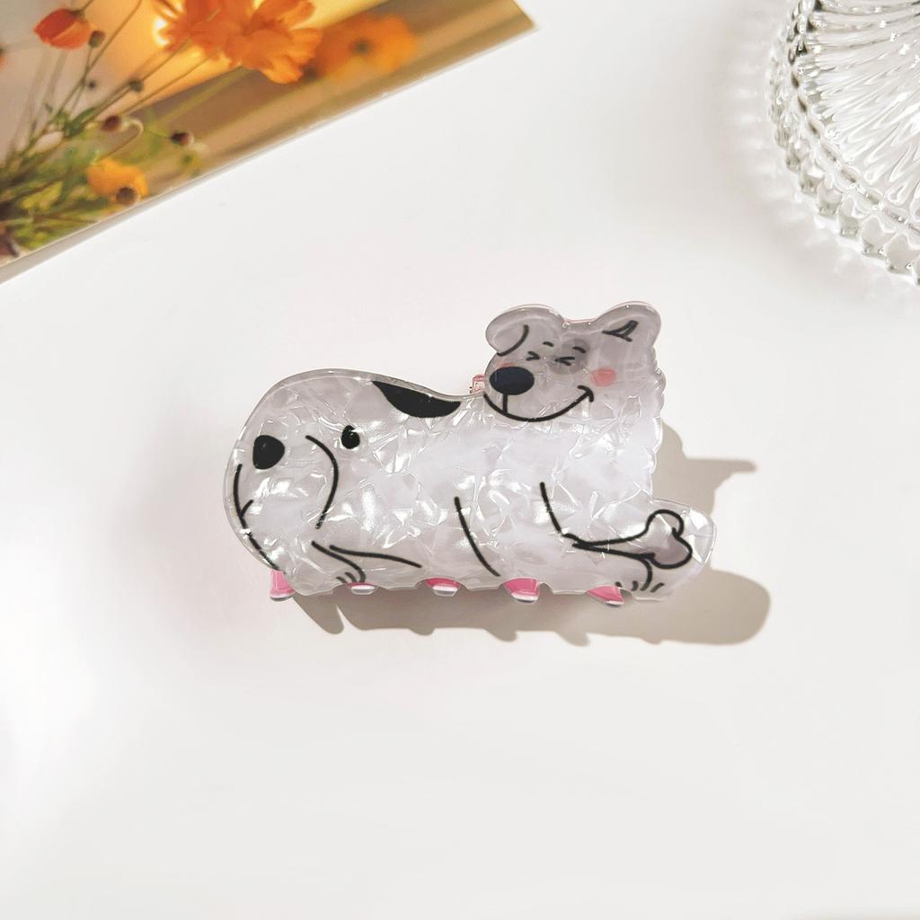 1 шт. Новый милый акриловый зажим для волос с животным, зажим-акула, высококачественный аксессуар для волос, зажим-краб, зажим для затылка, заколка для волос